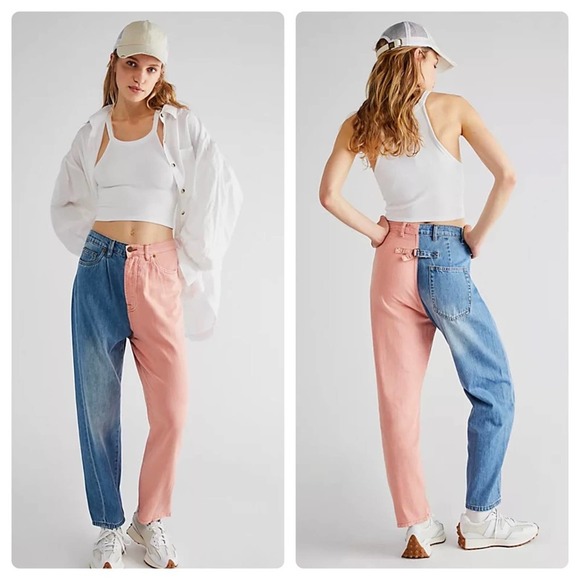 Free People Denim - Free People x Sandrine Rose - NWT Wide Leg Pant
